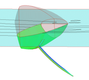Reva computation : multihull with foil